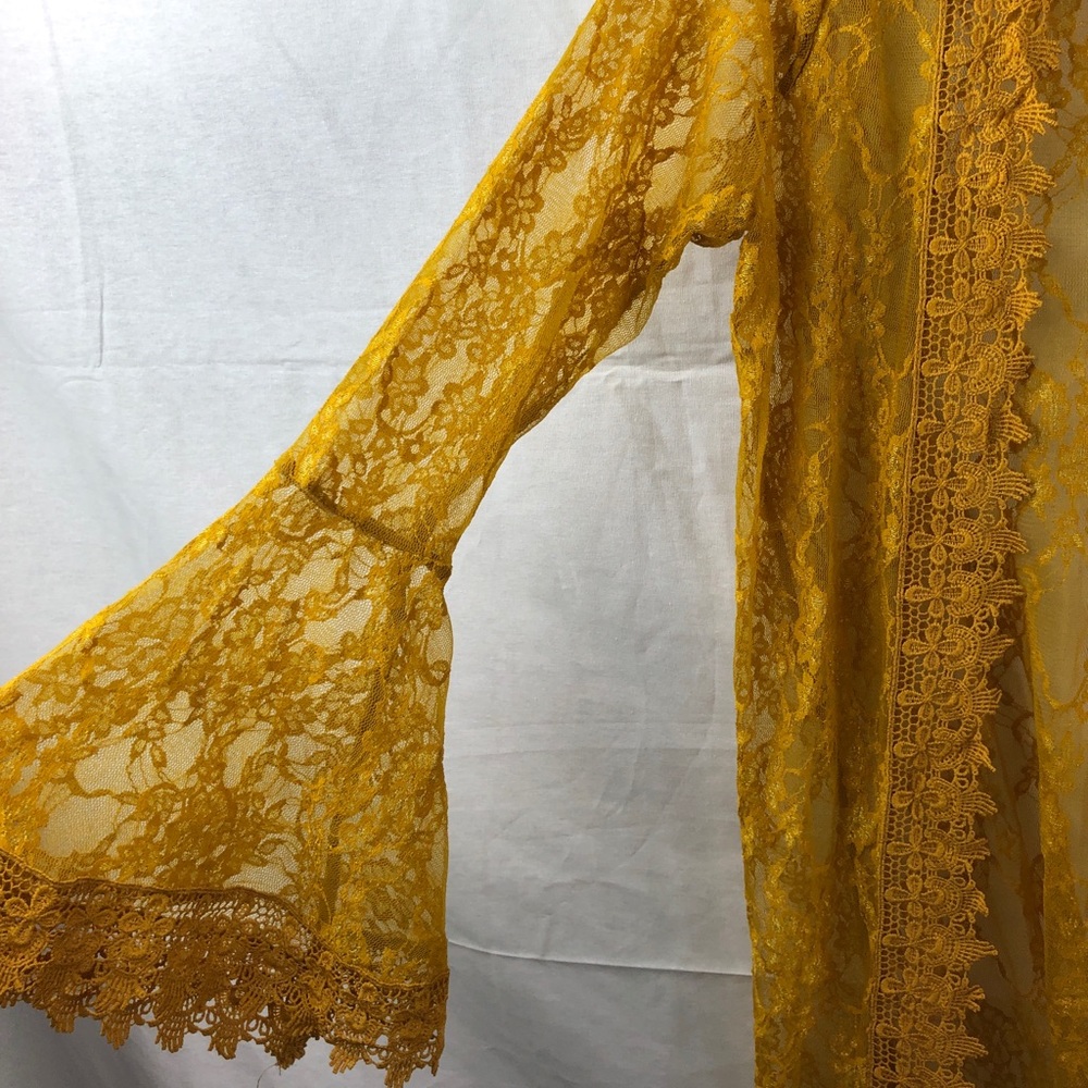 Yellow BOHO Cardigan